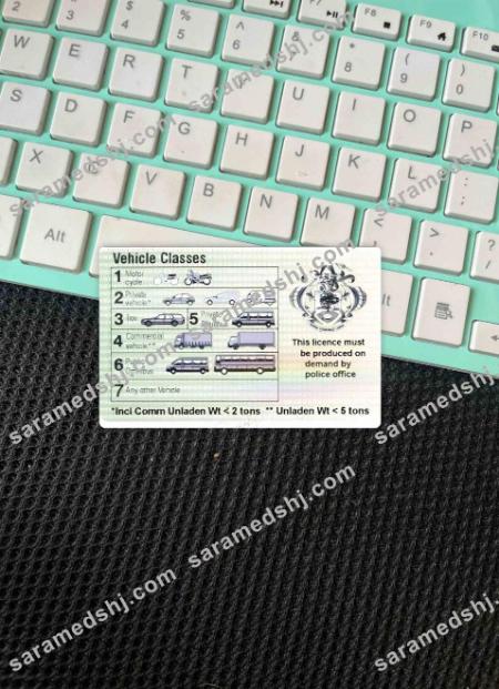 Seychelles driving license photolook BACK